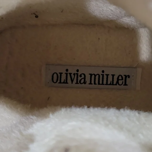 Olivia Miller Brown Faux Fur Ankle Boots Size 9 - Picture 4 of 5